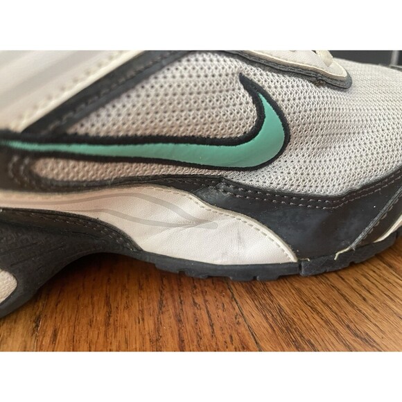 2009 Nike Air Max Turbulence IV Running Shoes Gray Teal Black 396642-001 Size 8 - Picture 11 of 16